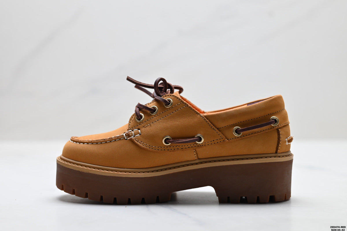 Timberland Wheat Women's Platform Boat Shoe - detail image 3