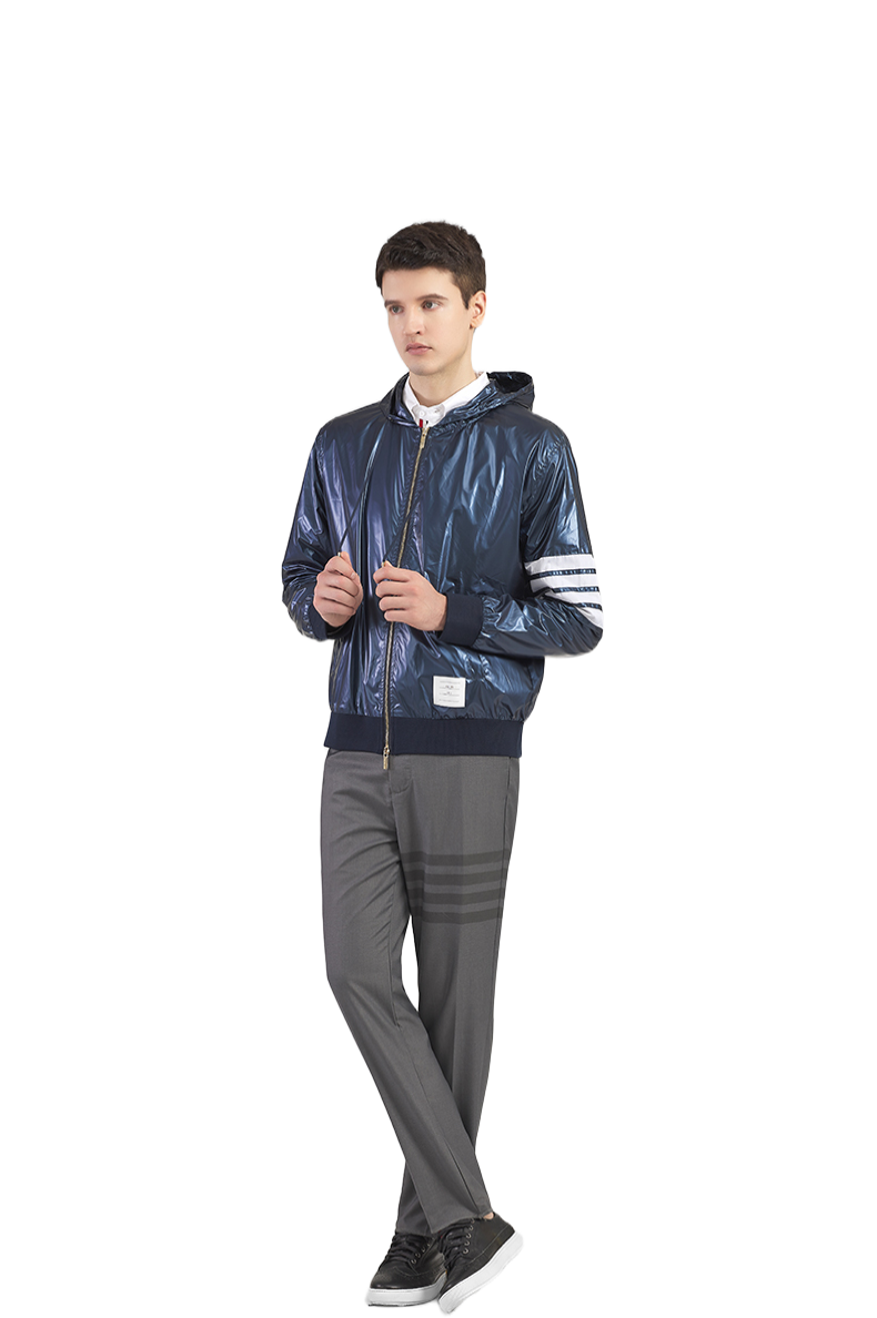 Mens Waterproof and Windproof Satin Jacket 