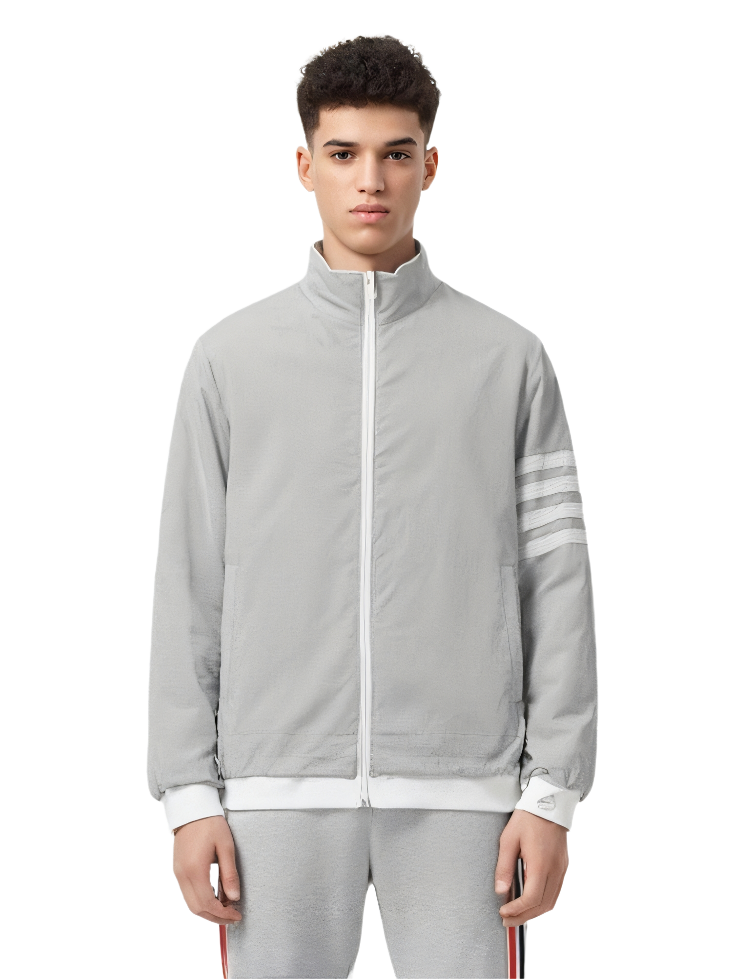 2025SSS Checkered embossed jacket 