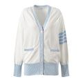 Mid-length V cardigan