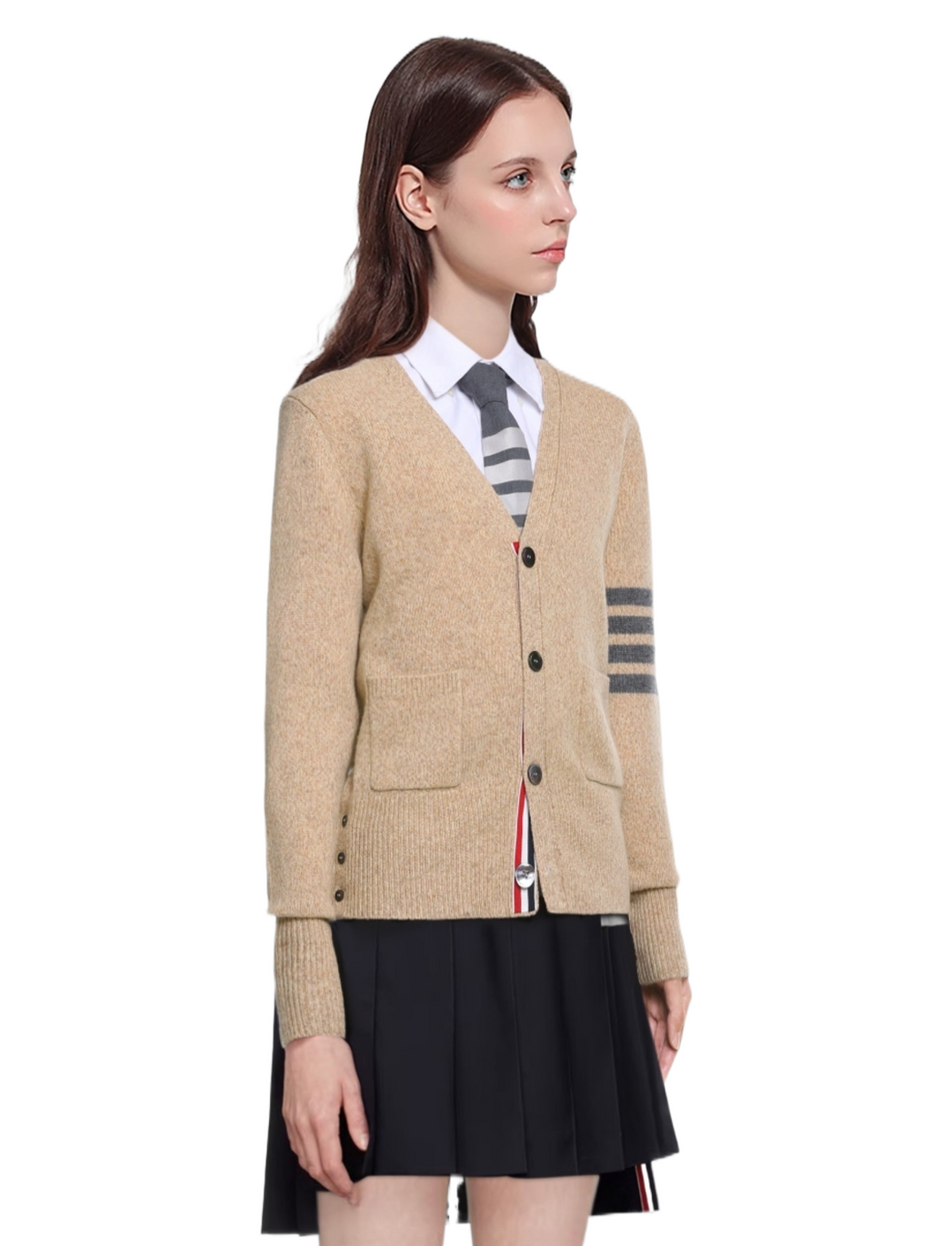 V-neck cardigan