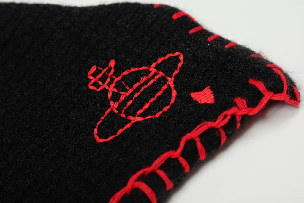 Vivienne Westwood VIVI Color-Block Knit Cardigan