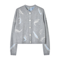 2025SS Feather intarsia cardigan THOM TREND