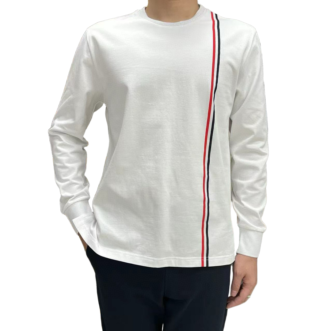 2025SS  vertical striped long-sleeved T-shirt  TREND