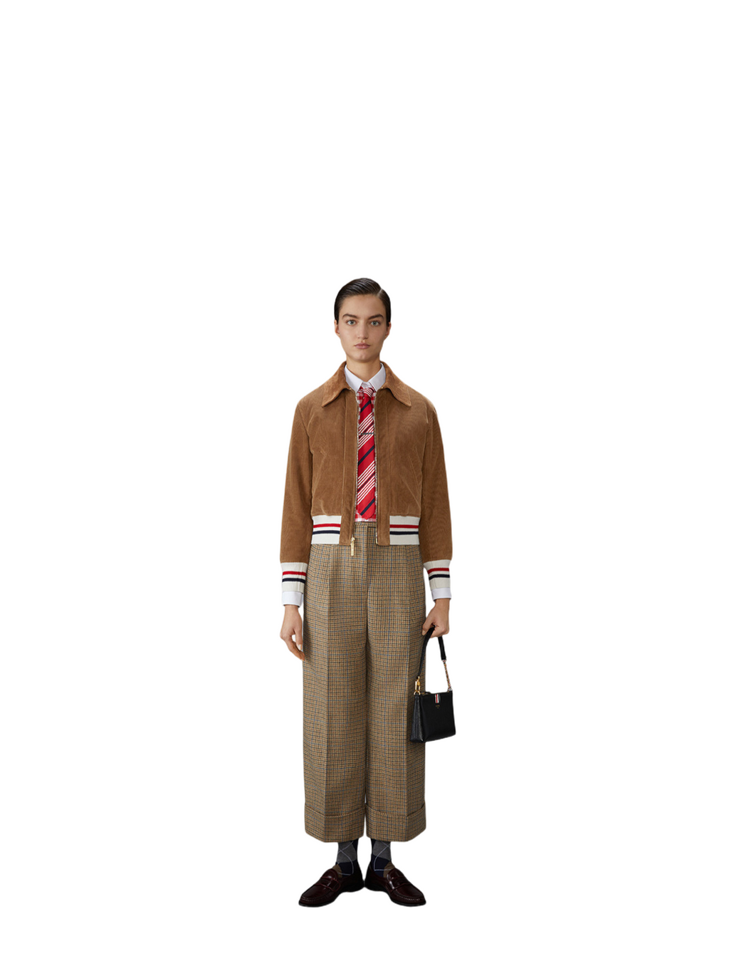 2025SS Corduroy color-block jacket THOM TREND