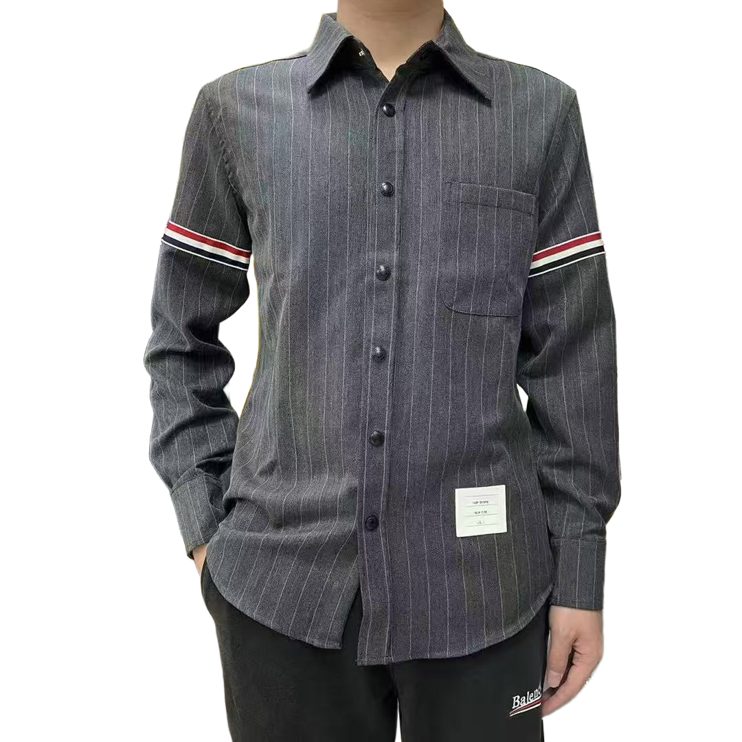 2025SSS striped long-sleeved shirt  TREND