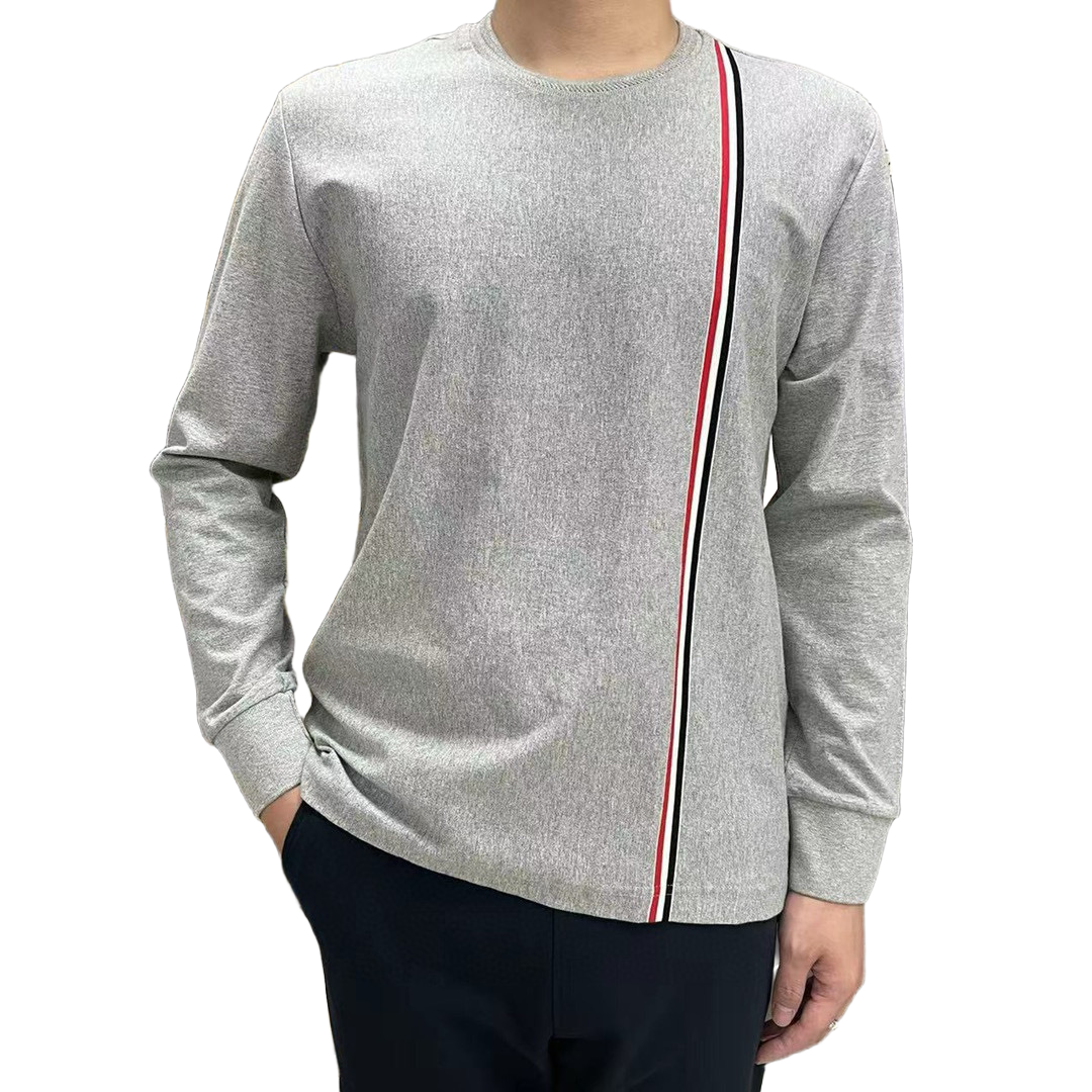 2025SS  vertical striped long-sleeved T-shirt  TREND