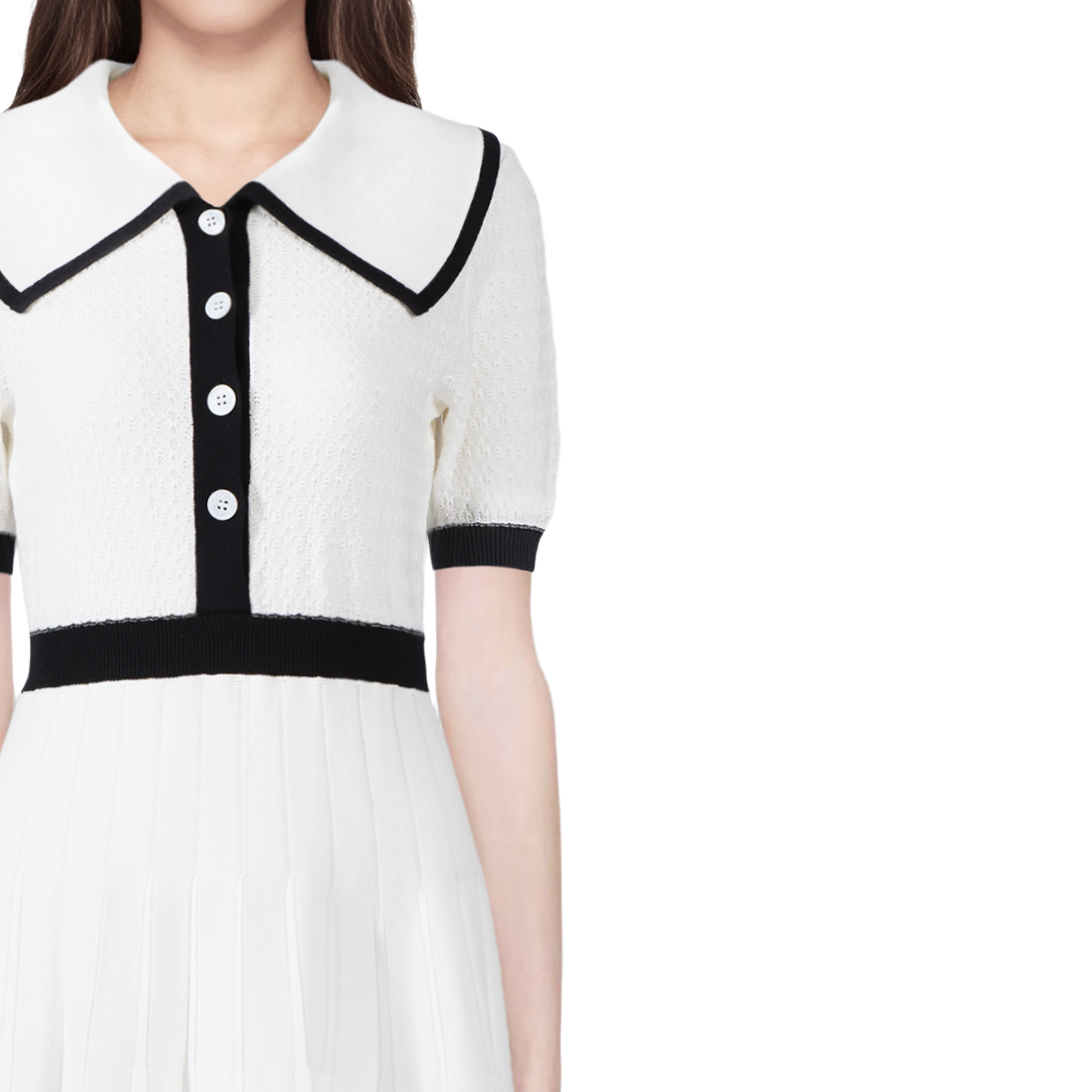 Ladies sleeveless lapel dress（副本） THOM TREND