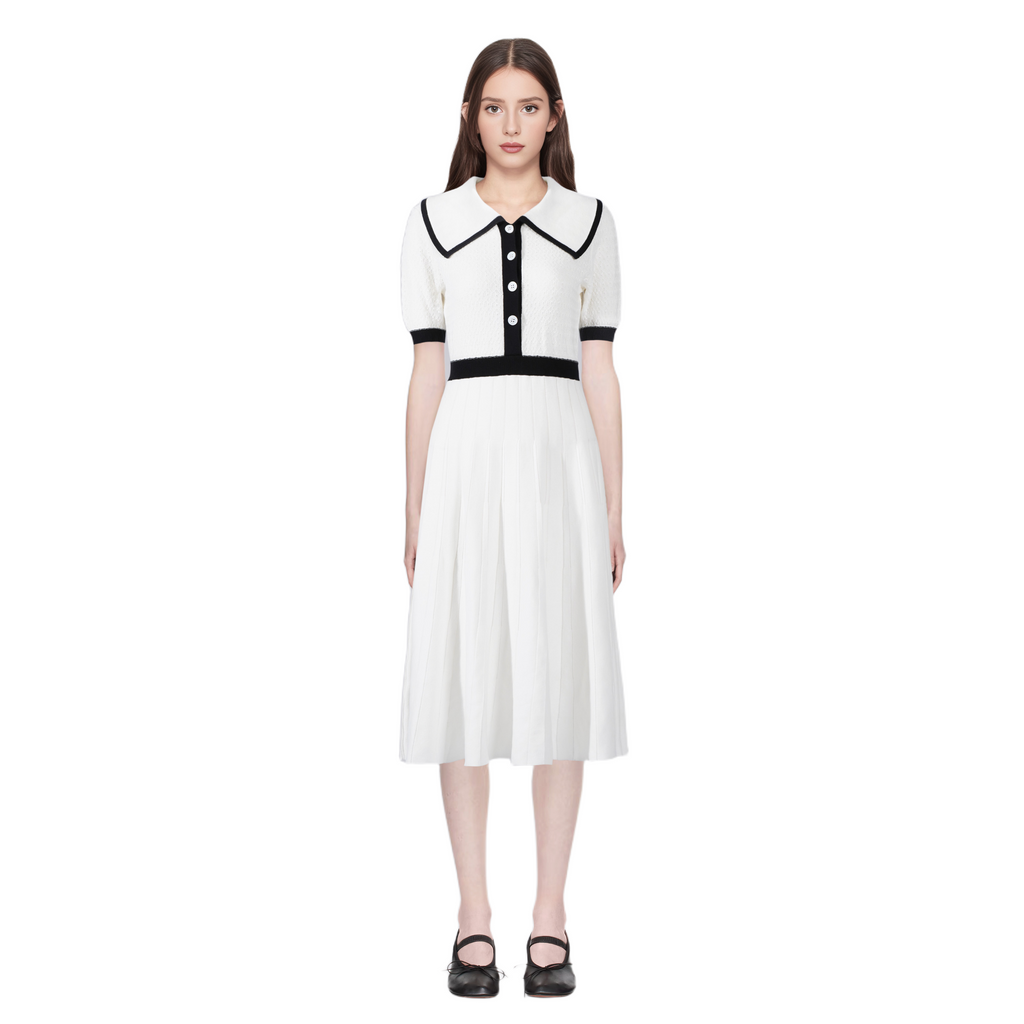 Ladies sleeveless lapel dress（副本） THOM TREND