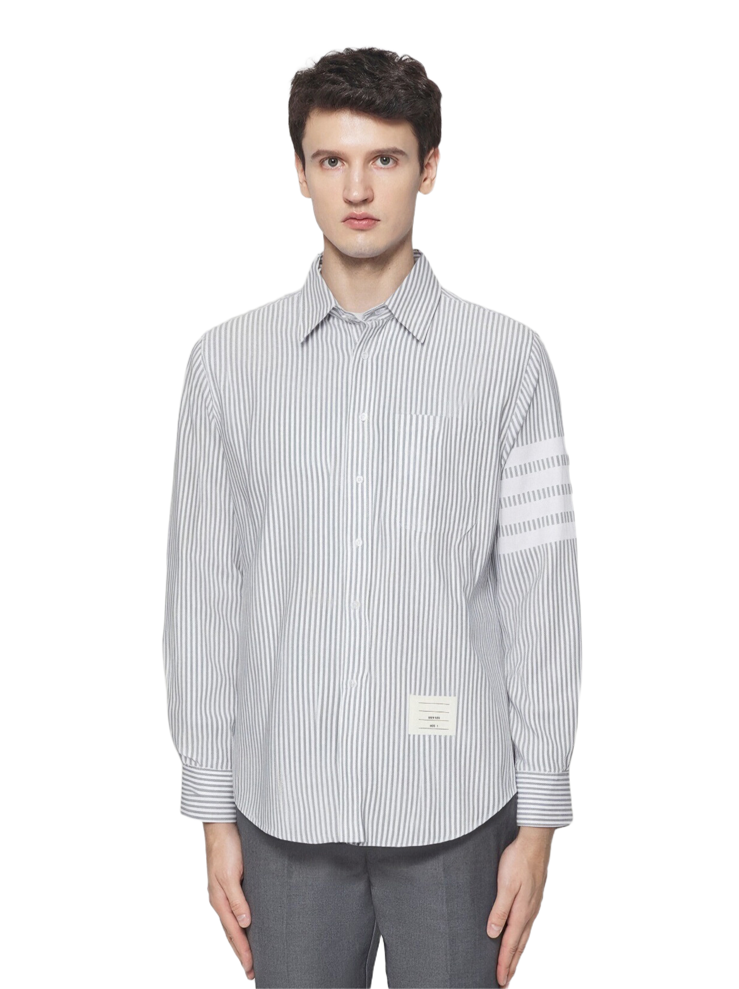 2025SS Striped white stripe shirt  TREND