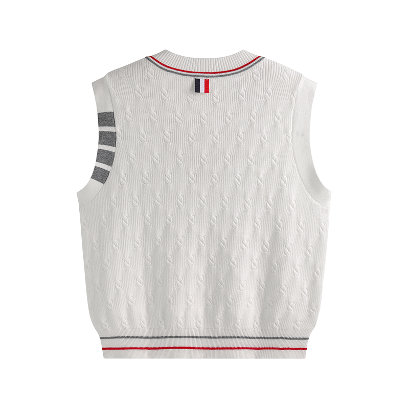 2025SS Puppy Embroidered Sweater Vest