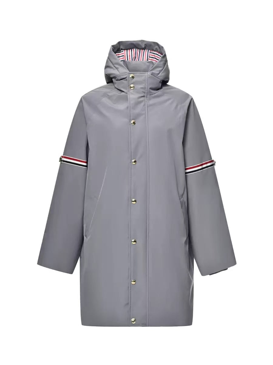 Unisex mid-length down jacket 