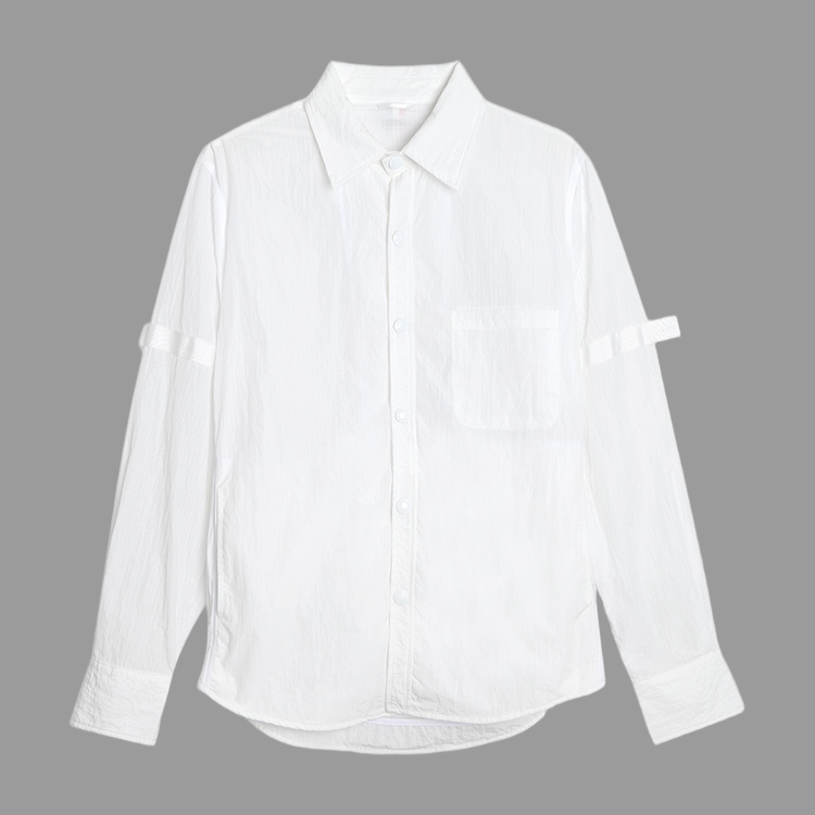 2025SSS Double sleeve patch shirt  TREND