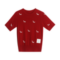 2025SS Women's Puppy Embroidered T-shirt THOM TREND