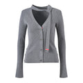 Ribbon knitted cardigan