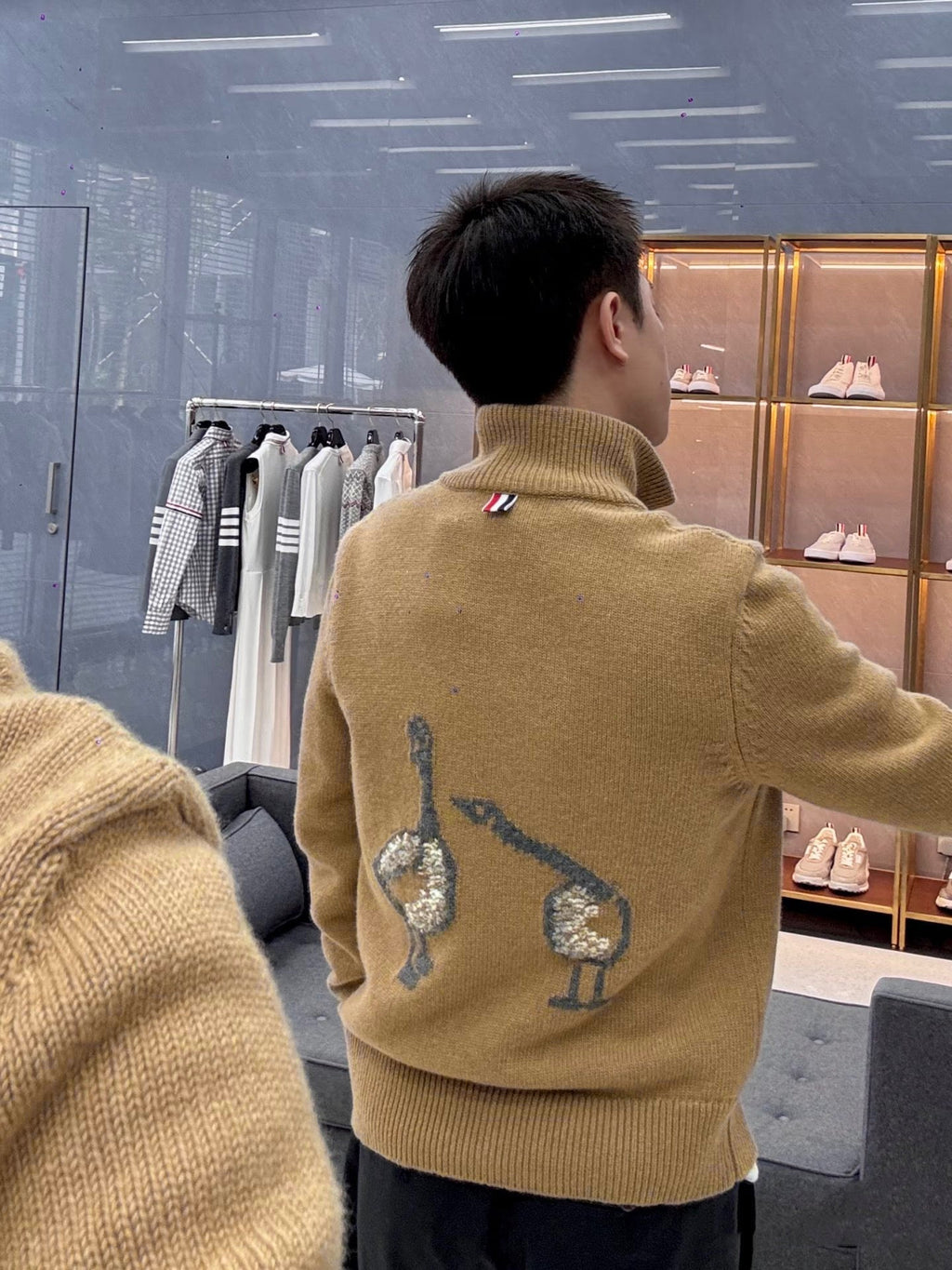 2025SS Feather intarsia sweater????¡§¡è?¡§¡è??¡§o?  TREND