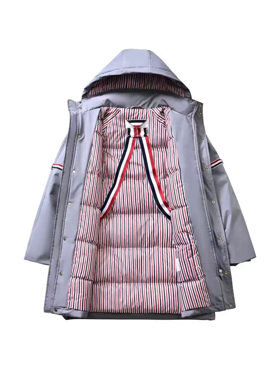 Unisex mid-length down jacket 