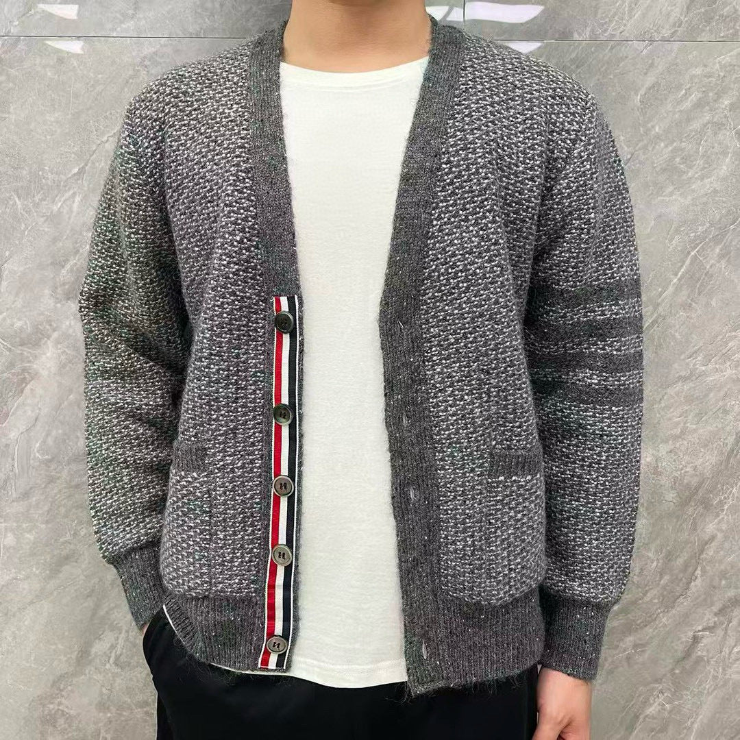 2025SS Snowflake Chunky Knit Cardigan  TREND