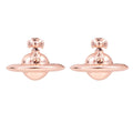 Vivienne Westwood Semi-3D Saturn Orb Stud Earrings