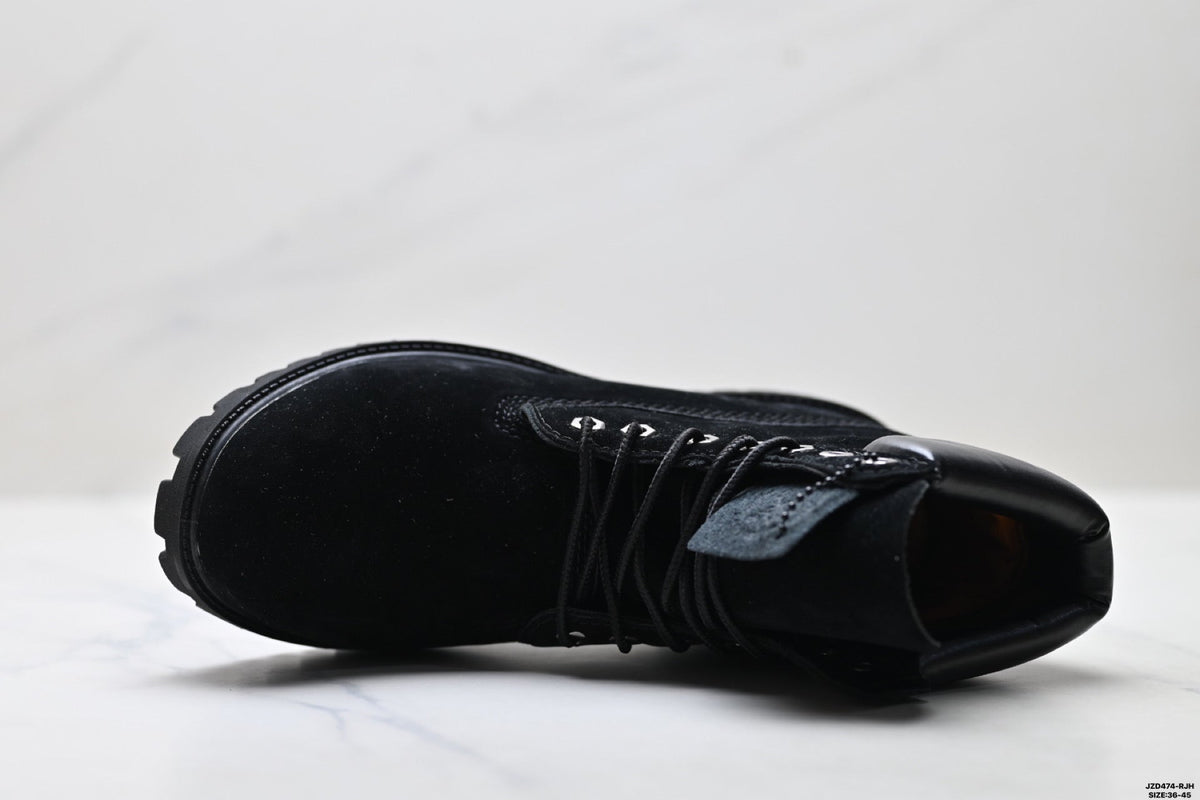 Timberland Black Premium Leather High Outdoor Boot - detail image 2