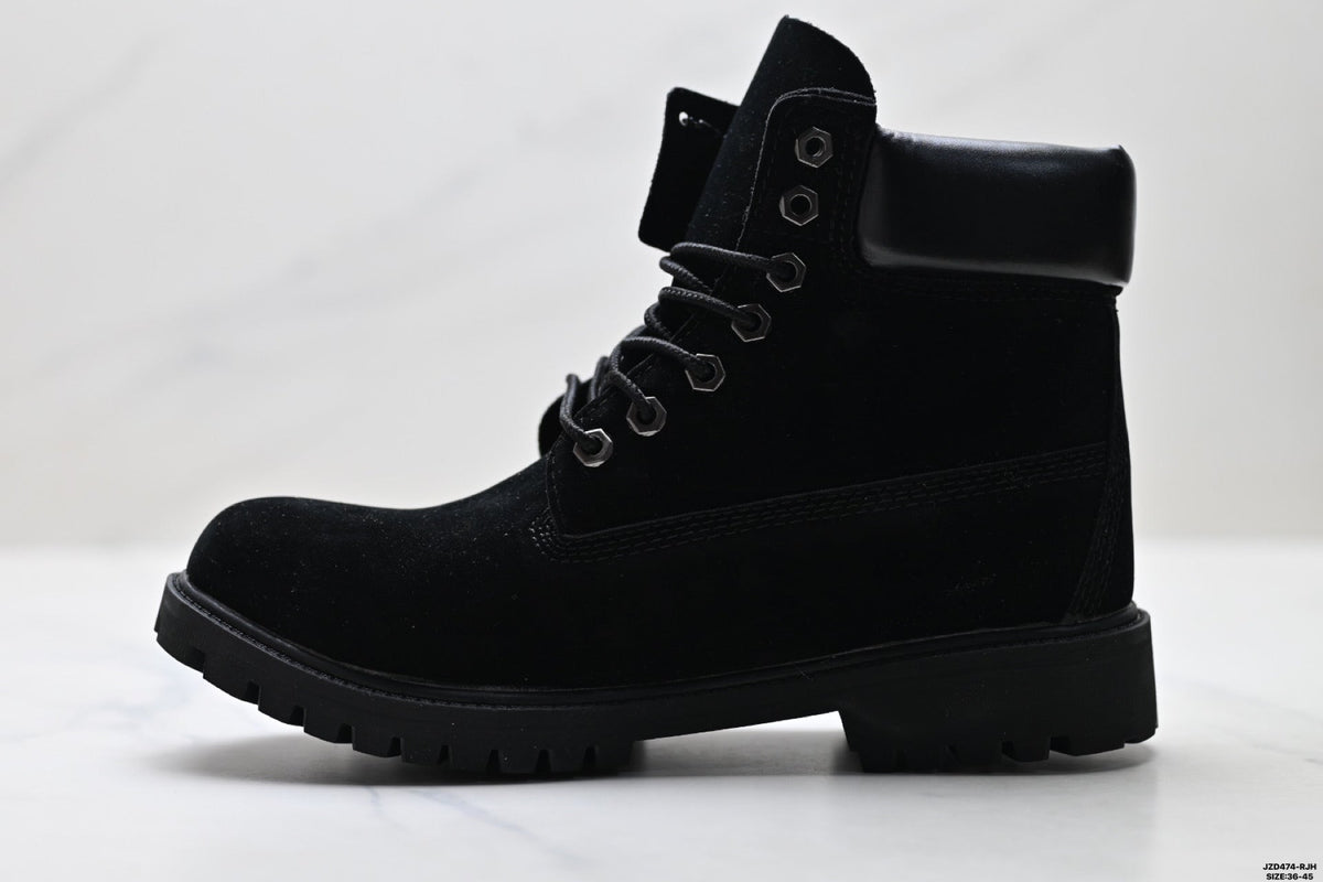 Timberland Black Premium Leather High Outdoor Boot - detail image 3