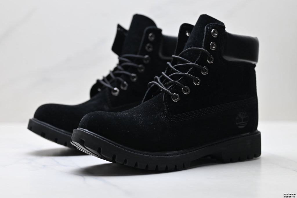 Timberland Black Premium Leather High Outdoor Boot - detail image 4
