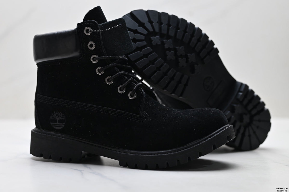 Timberland Black Premium Leather High Outdoor Boot - detail image 5