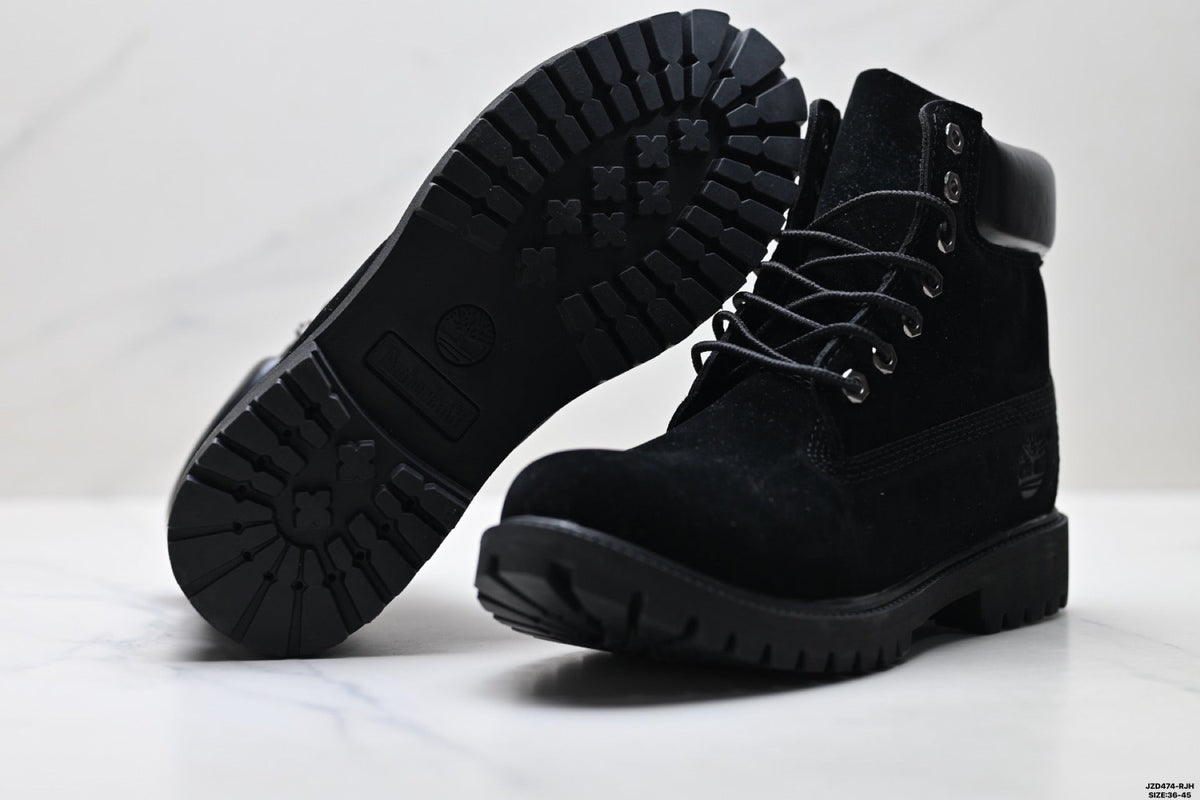 Timberland Black Premium Leather High Outdoor Boot - detail image 8