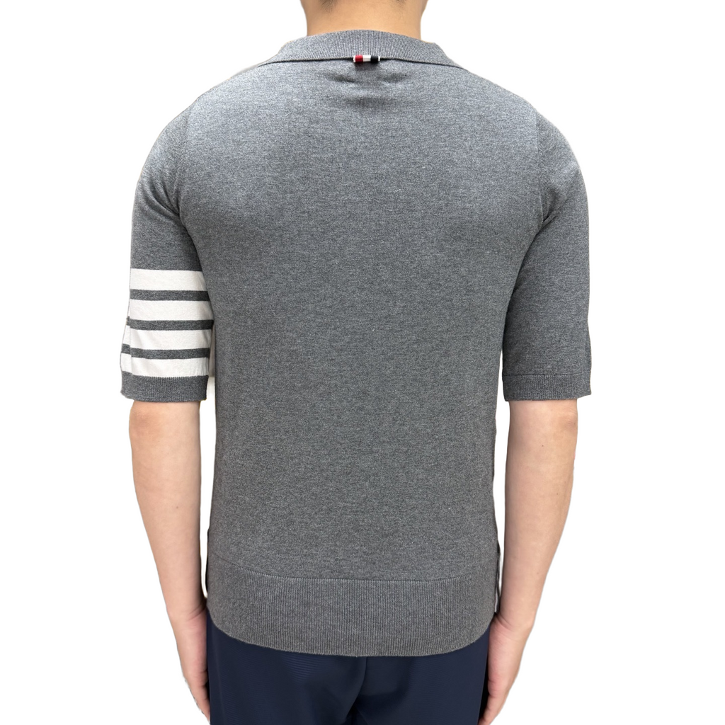 Tennis Racket Jacquard Polo Shirt THOM TREND
