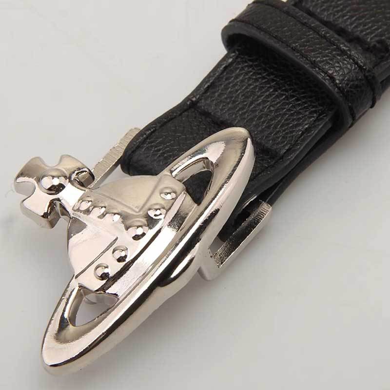 Vivienne Westwood Saturn Buckle Slim Waist Belt