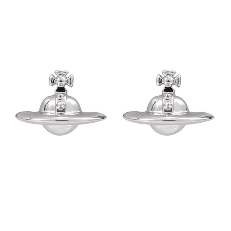 Vivienne Westwood Semi-3D Saturn Orb Stud Earrings