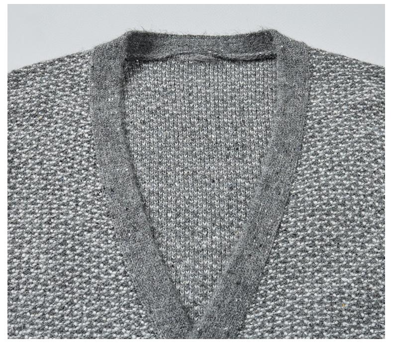2025SSS Chunky Knit Sweater Jacket  TREND