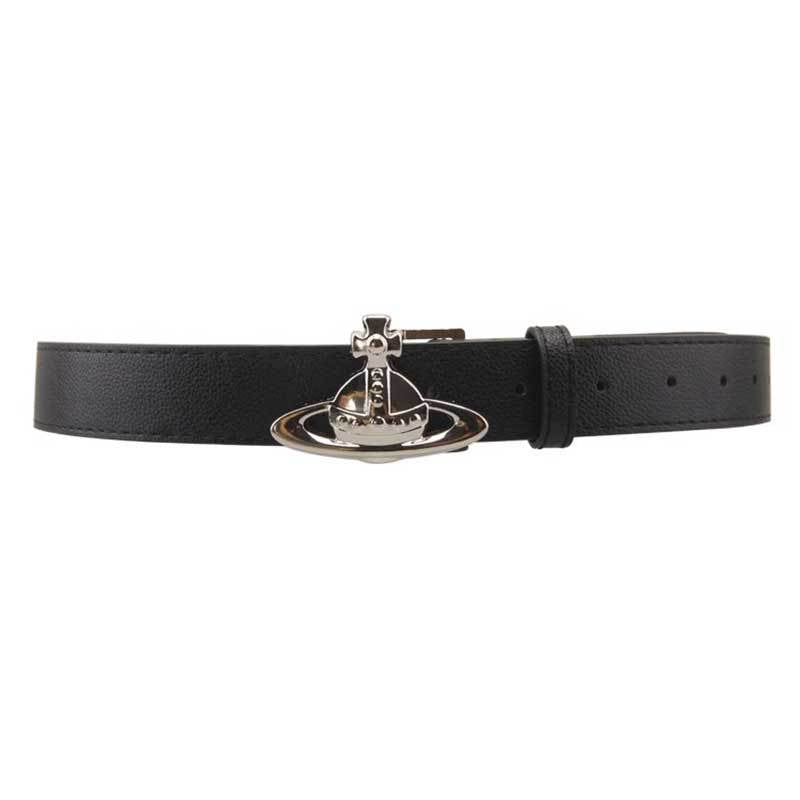 Vivienne Westwood Saturn Buckle Slim Waist Belt