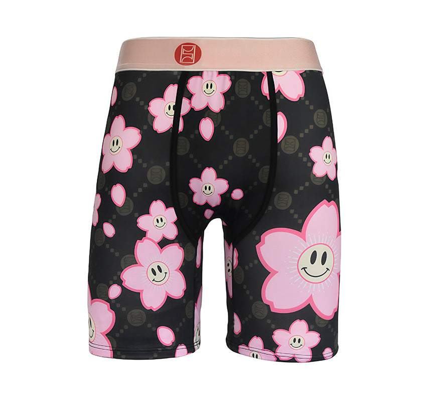 Ethika Style Shark Mouth Graphic Long-Leg Boxer Briefs