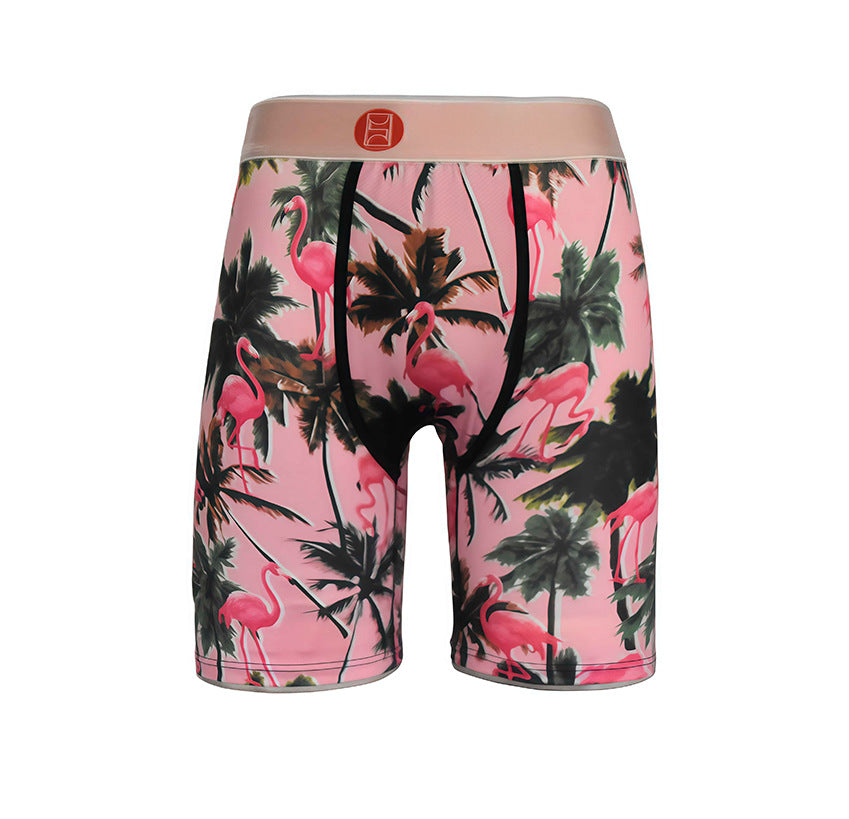 Ethika Style Shark Mouth Graphic Long-Leg Boxer Briefs