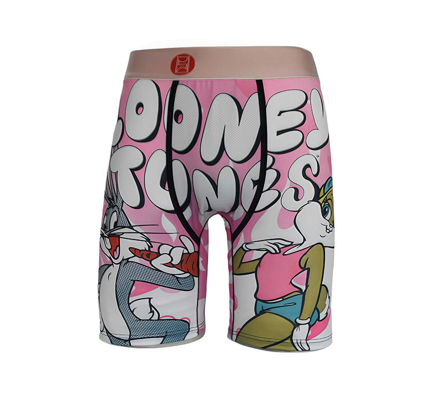 Ethika Style Shark Mouth Graphic Long-Leg Boxer Briefs