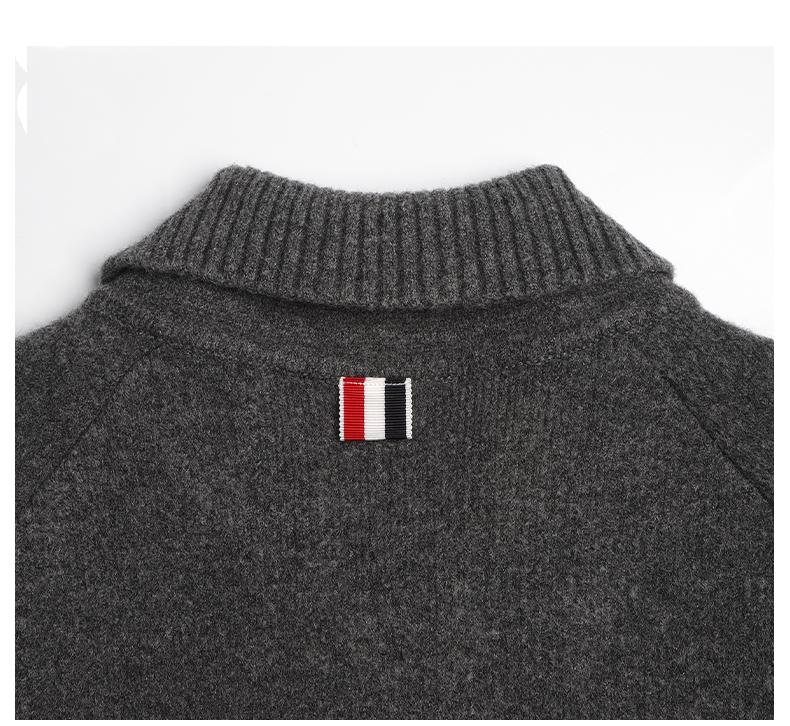 Unisex wool coat with webbing sleeves  TREND