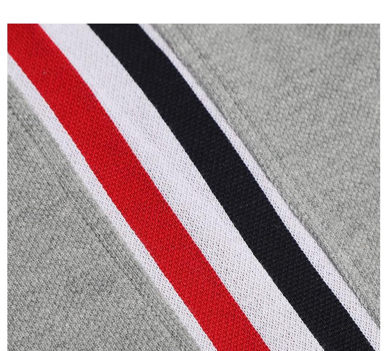 Colorblock Striped Lapel Polo Shirt????¡§¡è?¡§¡è??¡§o?  TREND