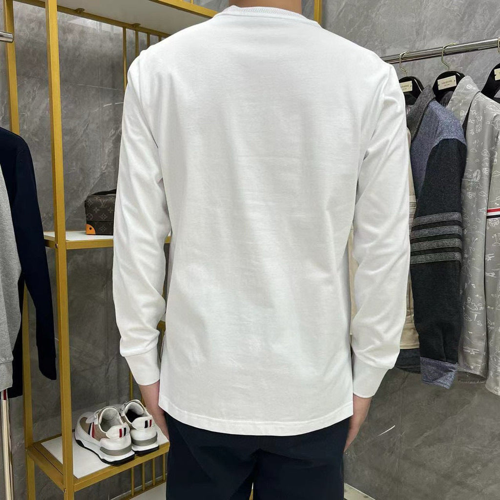 2025SS  vertical striped long-sleeved T-shirt  TREND