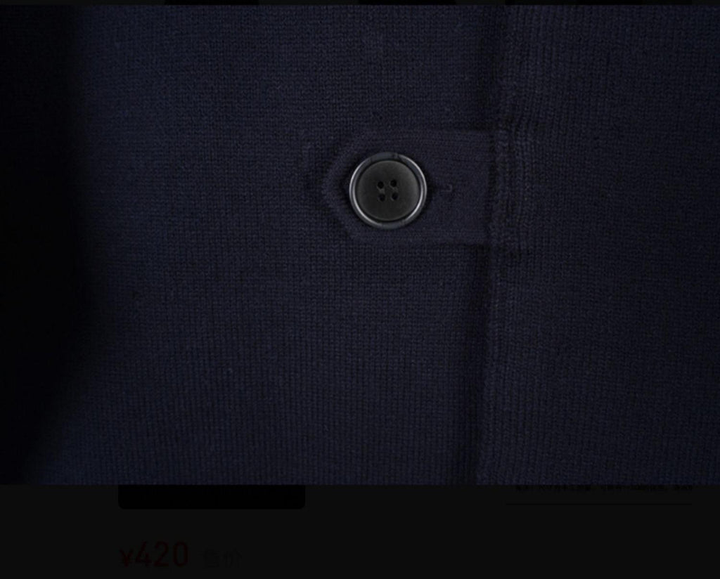 Unisex wool knit coat 