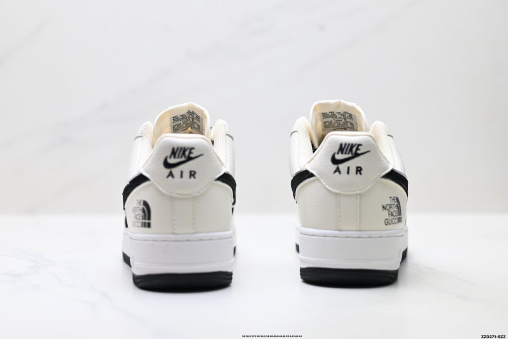Nike Air Force 1 '07 LV8 Contrast Graphic Low-Top Sneakers – Black/White