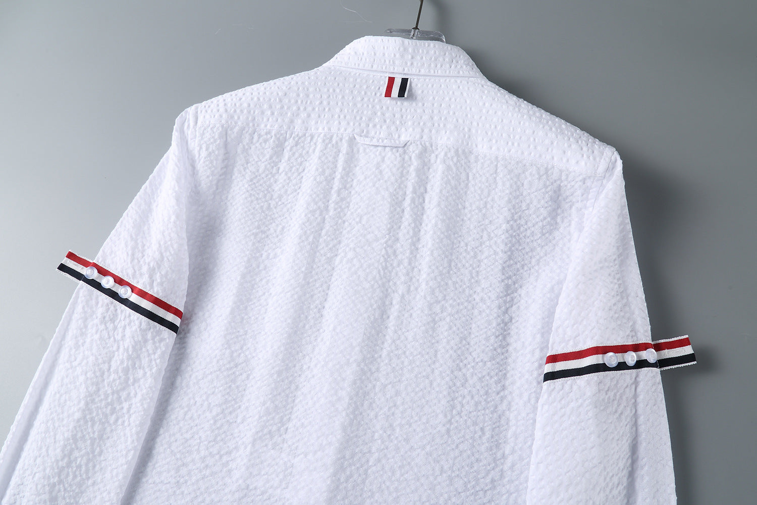 2025SS Women's Seersucker Shirt THOM TREND