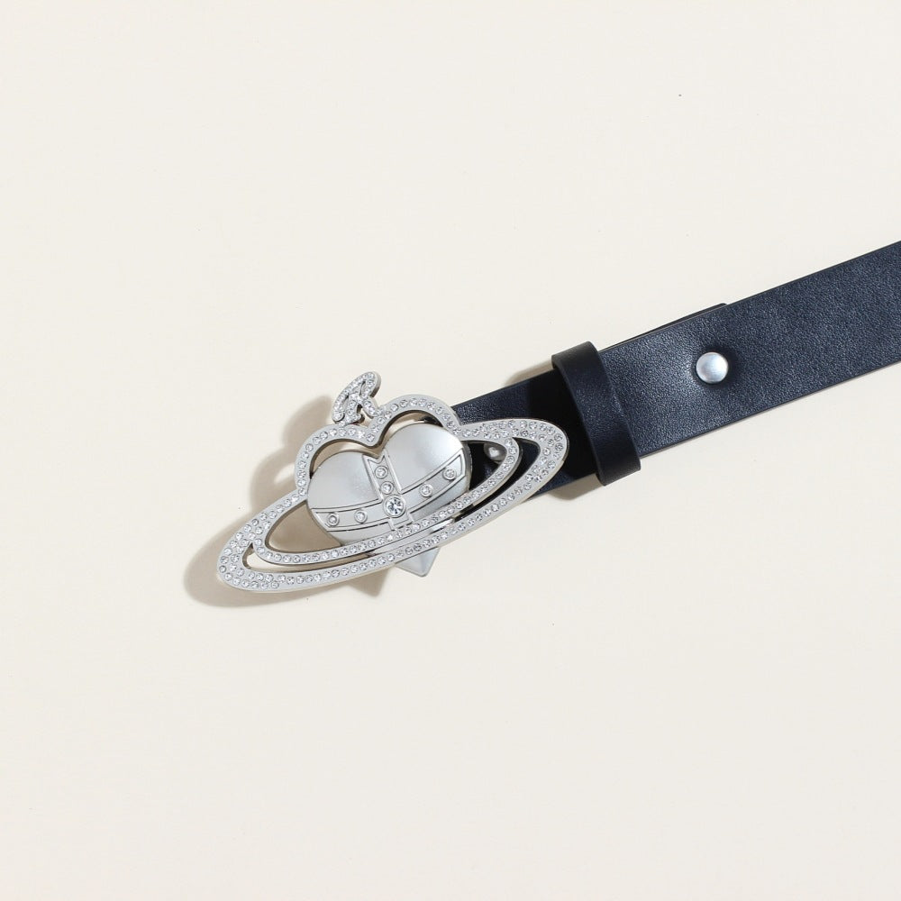 Vivienne Westwood Saturn PU Wide Waist Belt