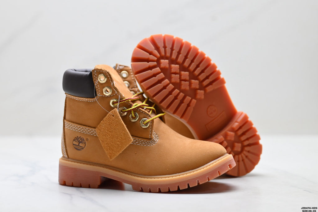 Timberland Wheat Kids Premium Leather Boot - detail image 5