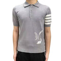 2025 SS  Mens Feather Leaf POLO Short Sleeve  TREND