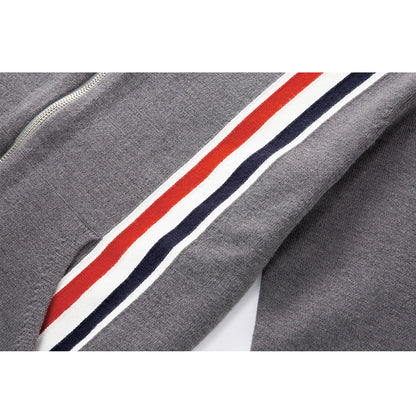 Men's Classic Four-Bar Knitwear - 100% Cotton Made in Japan
