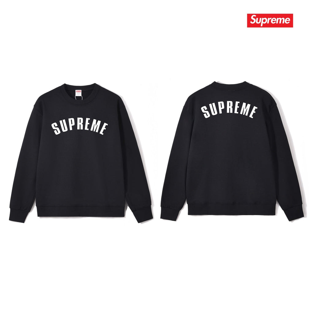 Cracked Logo Crew Neck Sweatshirt THOM TREND