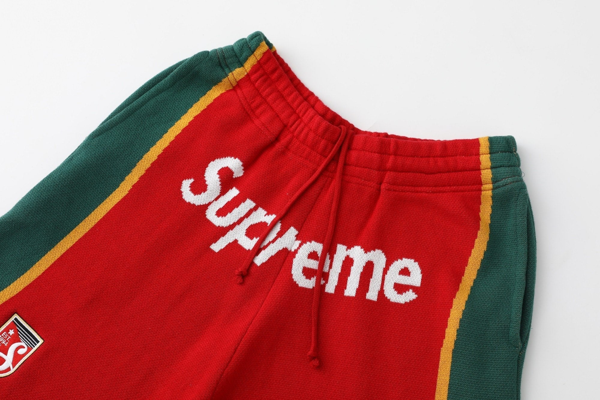 Knit Spliced American Shorts ¨C Unisex Light Luxury Station