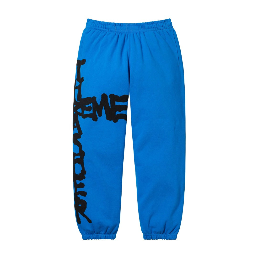 Supreme x Thrasher FW24 Flame Print Fleece Sweatpants Light Luxury Station