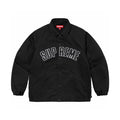 Cracked Arc Logo Coach Jacket Light Luxury Station